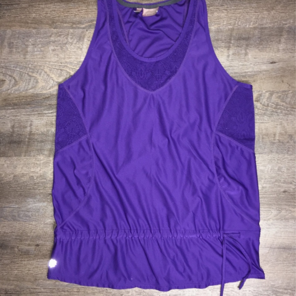 Athleta Wick it Good tank active reflective Sz XL